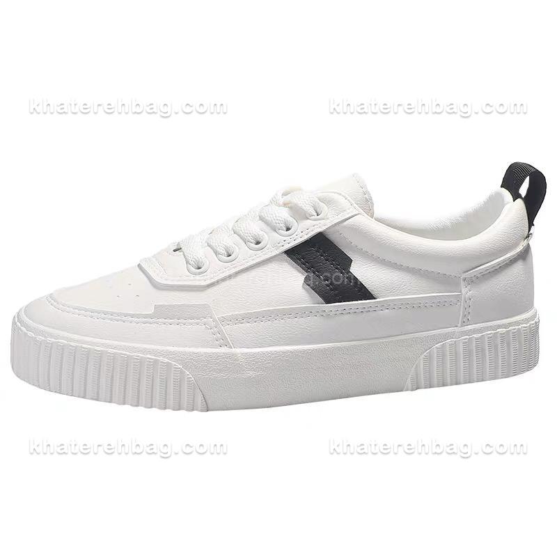 12393 (1) کفش اسپرت سفید مشکی 12389 - تصویر 20