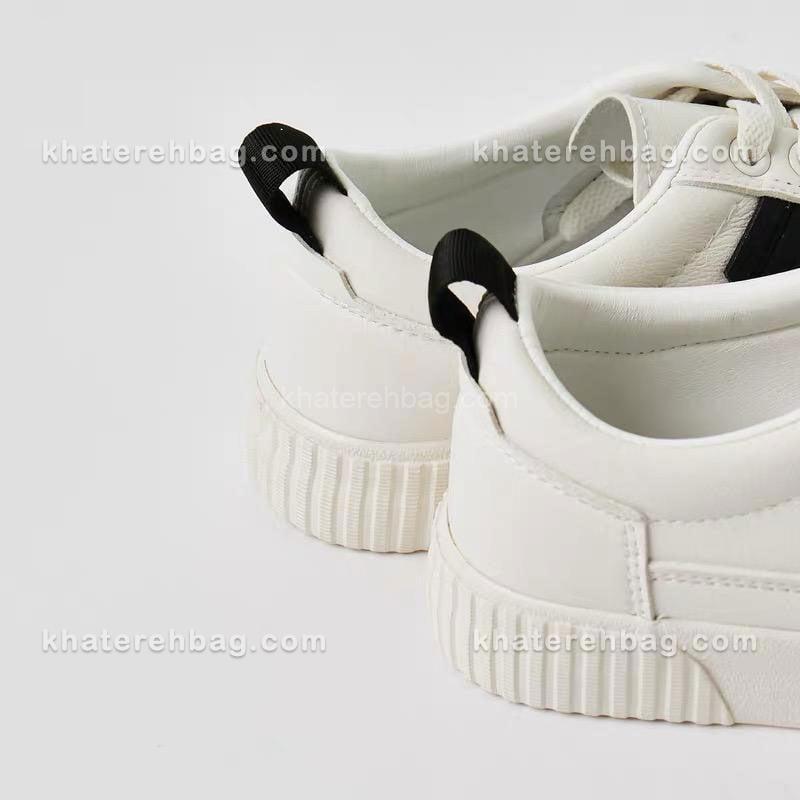 12393-(25) کفش اسپرت سفید مشکی 12389 - تصویر 12