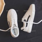 کفش اسپرت زنانه بغل پشت خط مشکی 12279 - تصویر 5