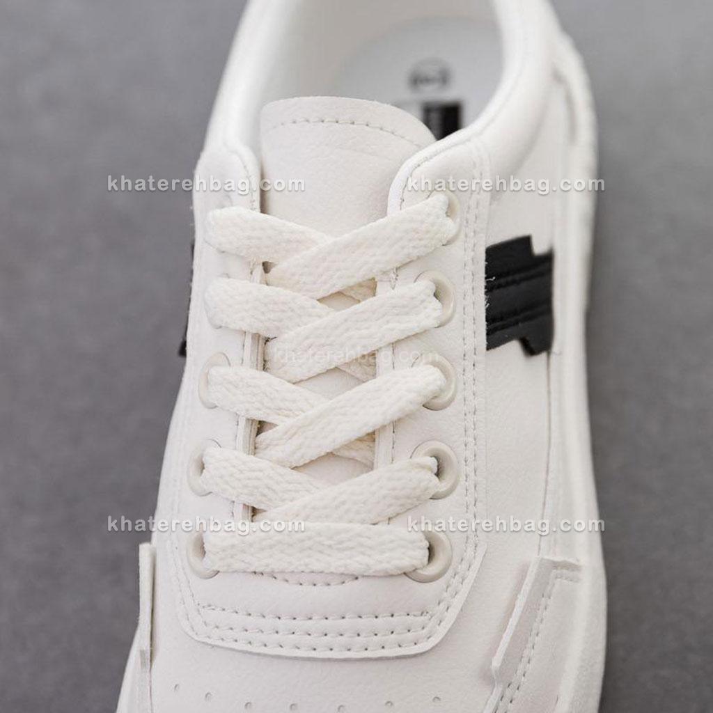 12389-(6) کفش اسپرت سفید مشکی 12389 - تصویر 7