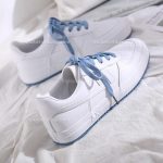 کفش اسپرت زنانه سفید لژ آبی 13088 - تصویر 14