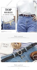 کمربند زنانه سگک گرد (وارداتی) کد 14617 - تصویر 17