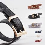 کمربند زنانه سگک مربع پل دار کروکدیل (وارداتی) کد 14651 - تصویر 21