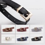 کمربند زنانه سگک مربع پل دار کروکدیل (وارداتی) کد 14651 - تصویر 20