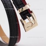 کمربند زنانه سگک مربع پل دار کروکدیل (وارداتی) کد 14651 - تصویر 18