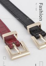 کمربند زنانه سگک مربع پل دار کروکدیل (وارداتی) کد 14651 - تصویر 12