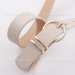 کمربند زنانه سگک نیم گرد دوپل فلزی (وارداتی) کد 14645 - تصویر 4