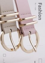 کمربند زنانه سگک نیم گرد دوپل فلزی (وارداتی) کد 14645 - تصویر 10