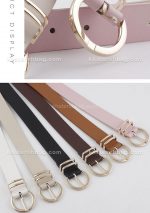 کمربند زنانه سگک نیم گرد دوپل فلزی (وارداتی) کد 14645 - تصویر 19