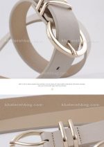کمربند زنانه سگک نیم گرد دوپل فلزی (وارداتی) کد 14645 - تصویر 20