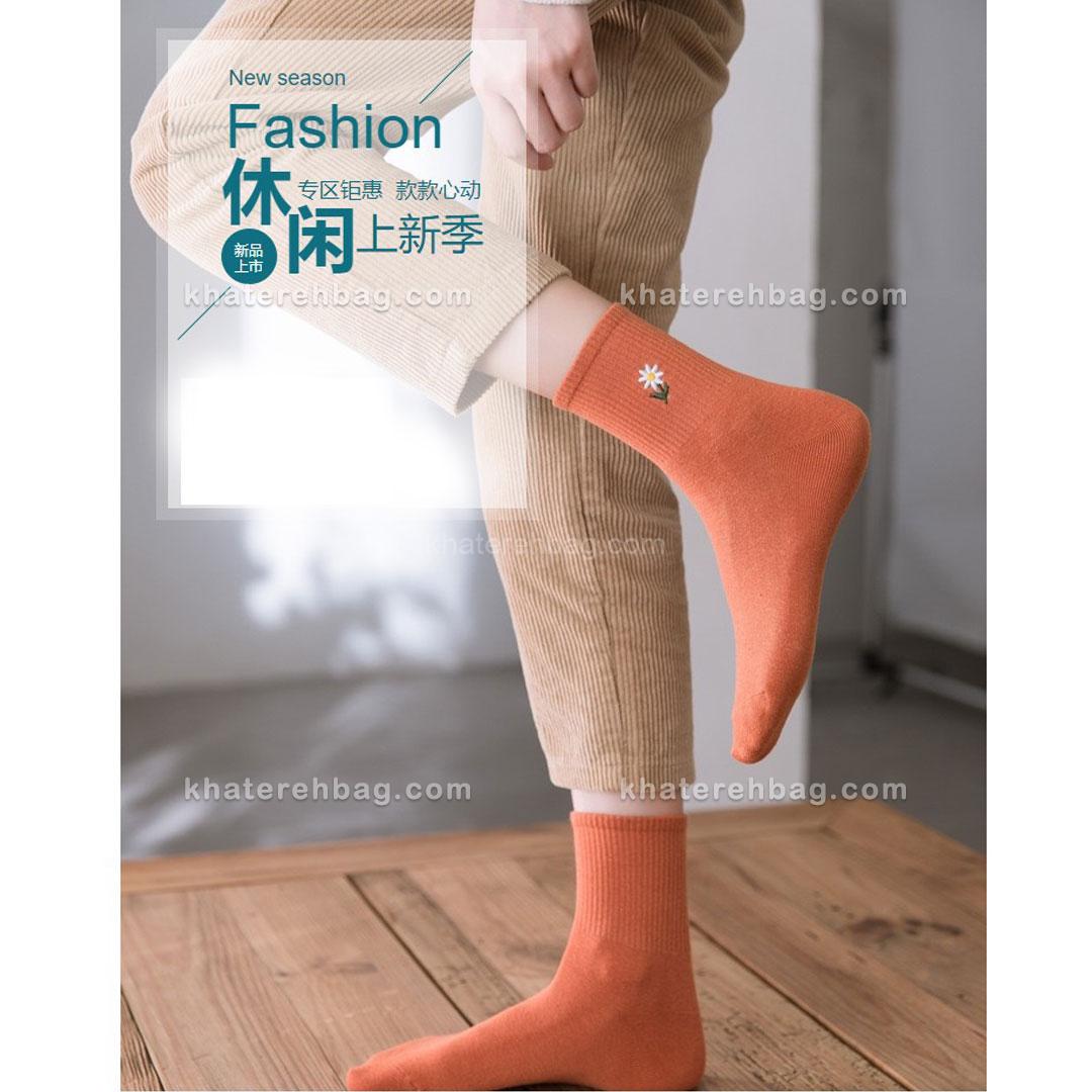 15382-3 جوراب طرح بابونه (وارداتی) کد ۱۵۳۸۱ - تصویر 10