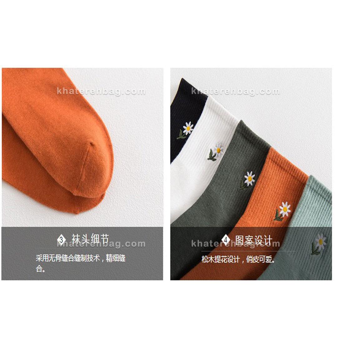 15382-7 جوراب طرح بابونه (وارداتی) کد ۱۵۳۸۱ - تصویر 14