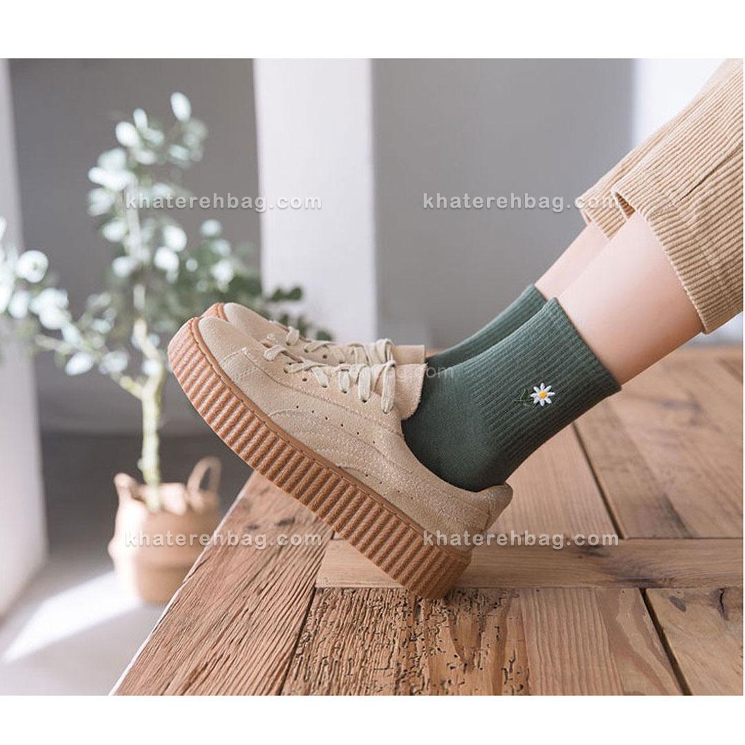 15383-3 جوراب طرح بابونه (وارداتی) کد ۱۵۳۸۱ - تصویر 17