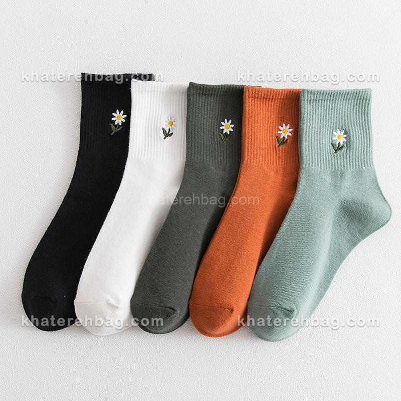 15384 جوراب طرح بابونه (وارداتی) کد ۱۵۳۸۱ - تصویر 19