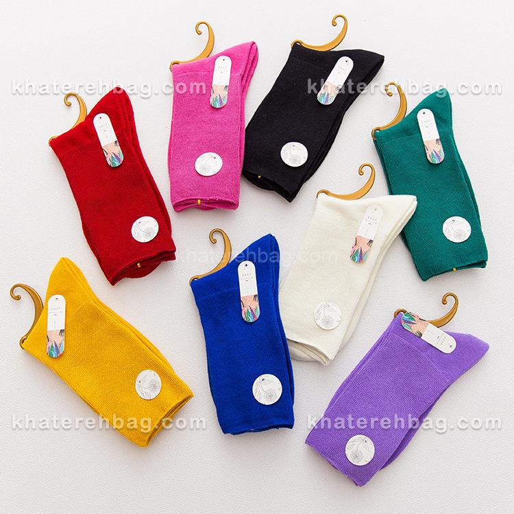 15386-3 جوراب ساق دار ساده (وارداتی) کد 15386 - تصویر 2