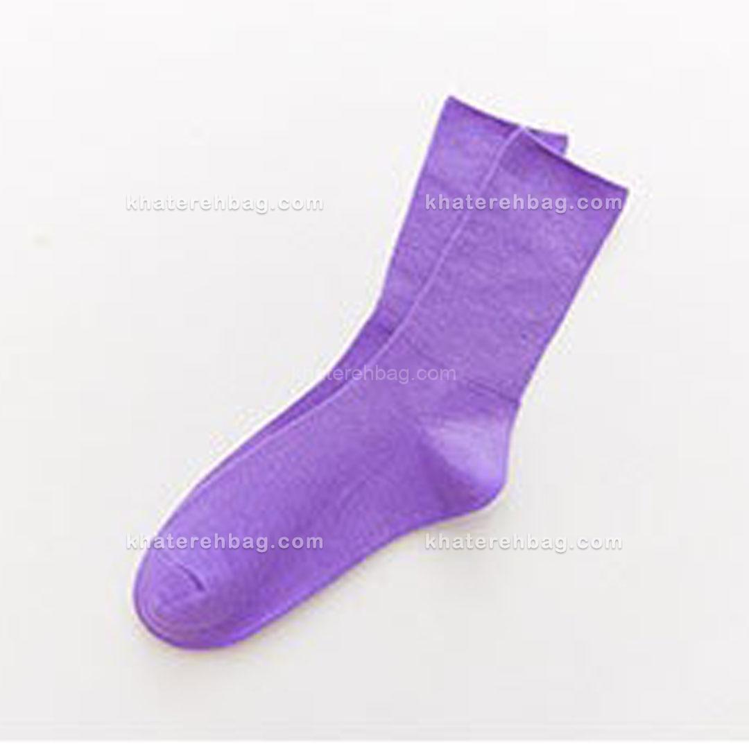 15389-1 جوراب ساق دار ساده (وارداتی) کد 15386 - تصویر 11