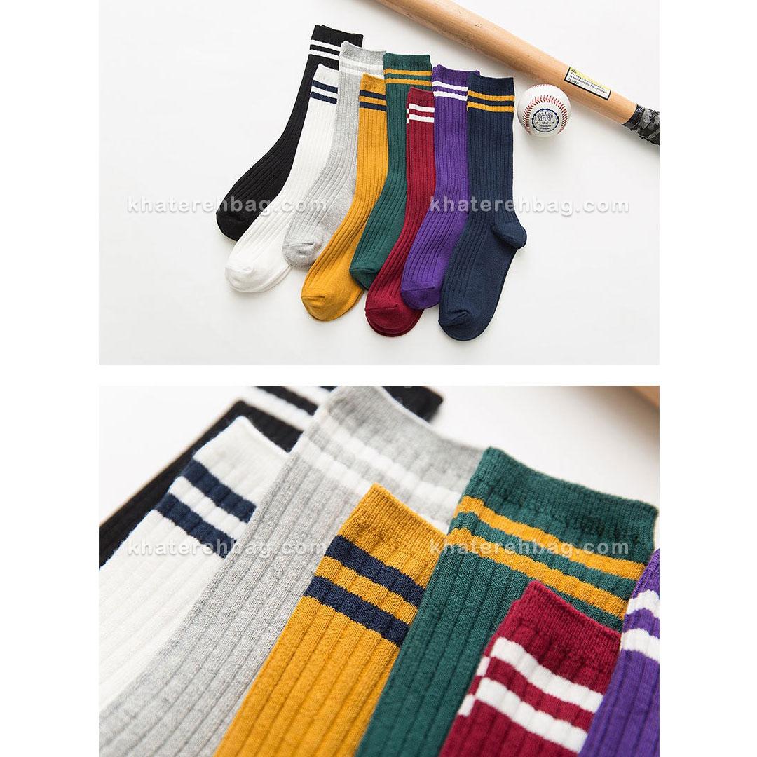 15394-4 جوراب ساق دار دو خط (وارداتی) کد 15394 - تصویر 4