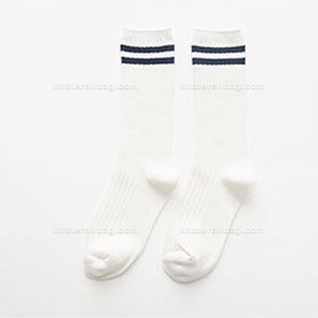 15396 جوراب ساق دار دو خط (وارداتی) کد 15394 - تصویر 10