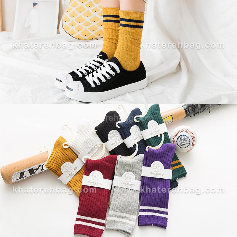 15397-3 جوراب ساق دار دو خط (وارداتی) کد 15394 - تصویر 13