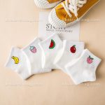 جوراب سفید fruit (وارداتی) کد ۱۵۴۱۹ - تصویر 3