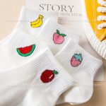 جوراب سفید fruit (وارداتی) کد ۱۵۴۱۹ - تصویر 4