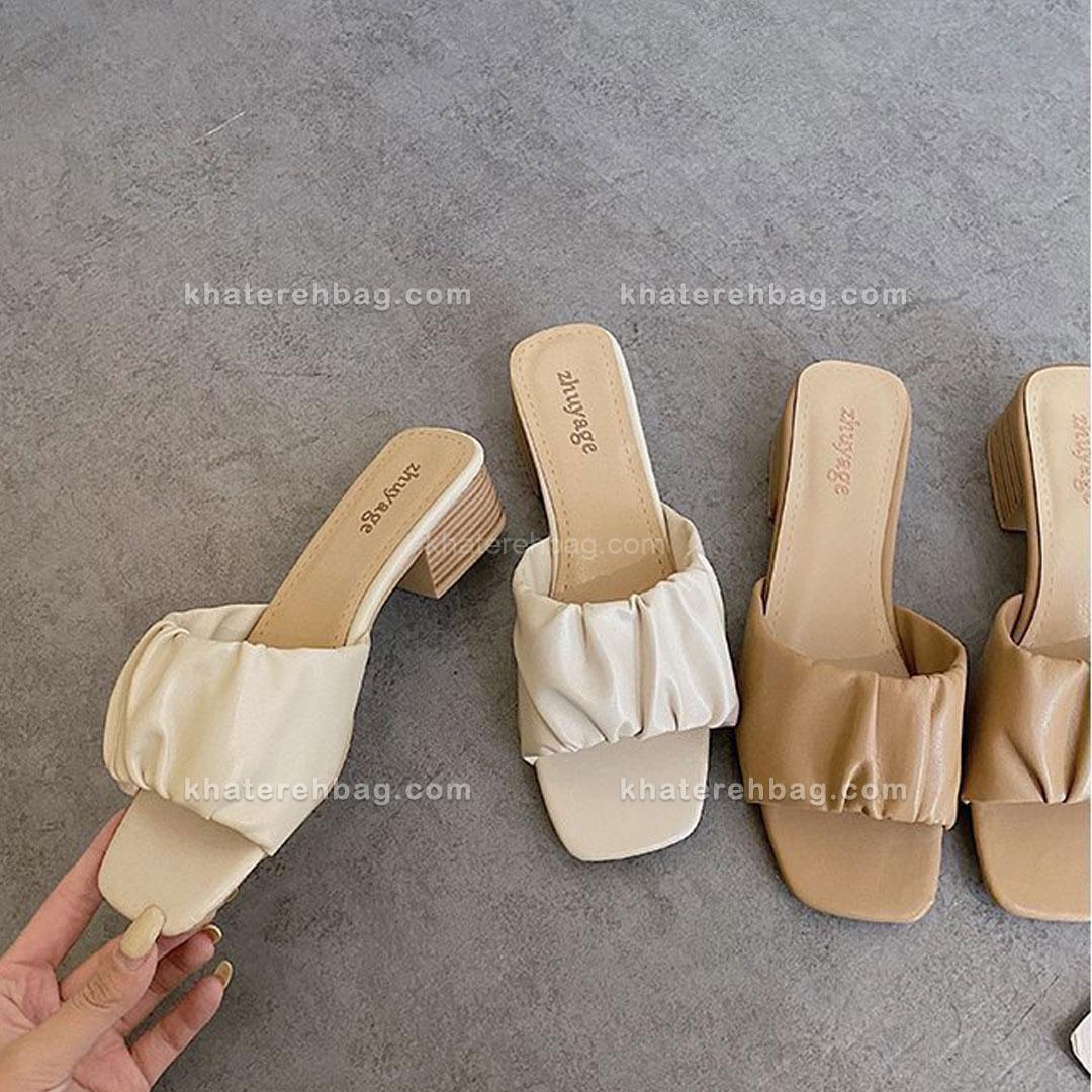 15209-2 صندل پاشنه چین دار (وارداتی) کد 15209 - تصویر 2