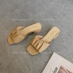 صندل پاشنه چین دار (وارداتی) کد 15209 - تصویر 4