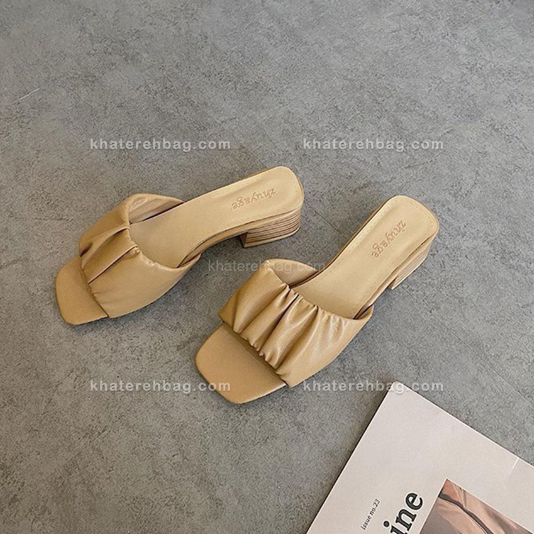 15209-4 صندل پاشنه چین دار (وارداتی) کد 15209 - تصویر 4