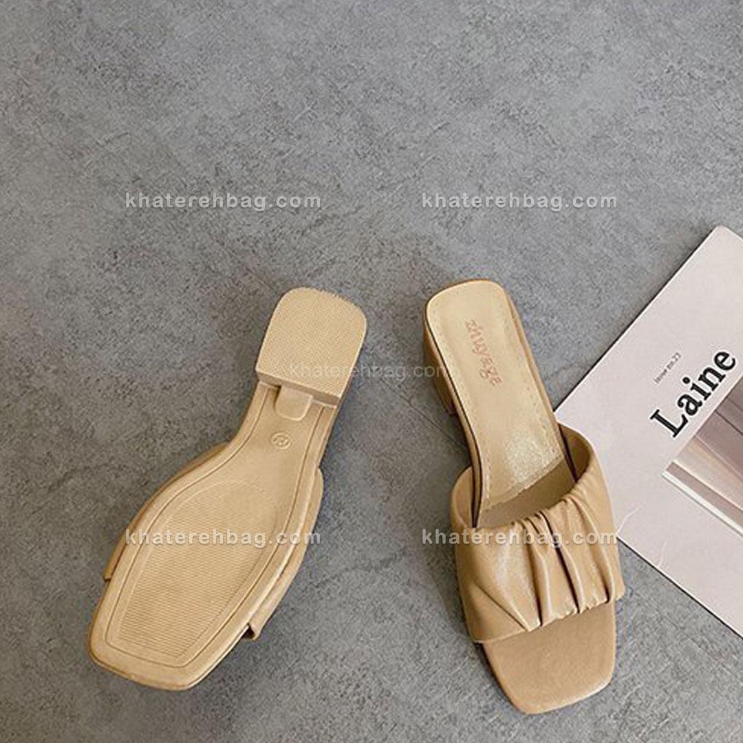 15209-6 صندل پاشنه چین دار (وارداتی) کد 15209 - تصویر 6