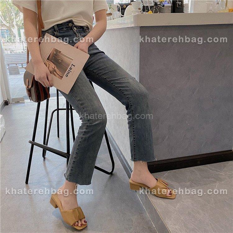 15209-8 صندل پاشنه چین دار (وارداتی) کد 15209 - تصویر 8