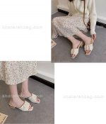 صندل پاشنه چین دار (وارداتی) کد 15209 - تصویر 16