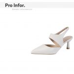 کفش پاشنه دار چرمی کد 18323 - تصویر 11