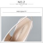 کفش پاشنه دار چرمی کد 18323 - تصویر 10