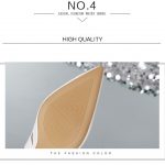 کفش پاشنه دار چرمی کد 18323 - تصویر 9