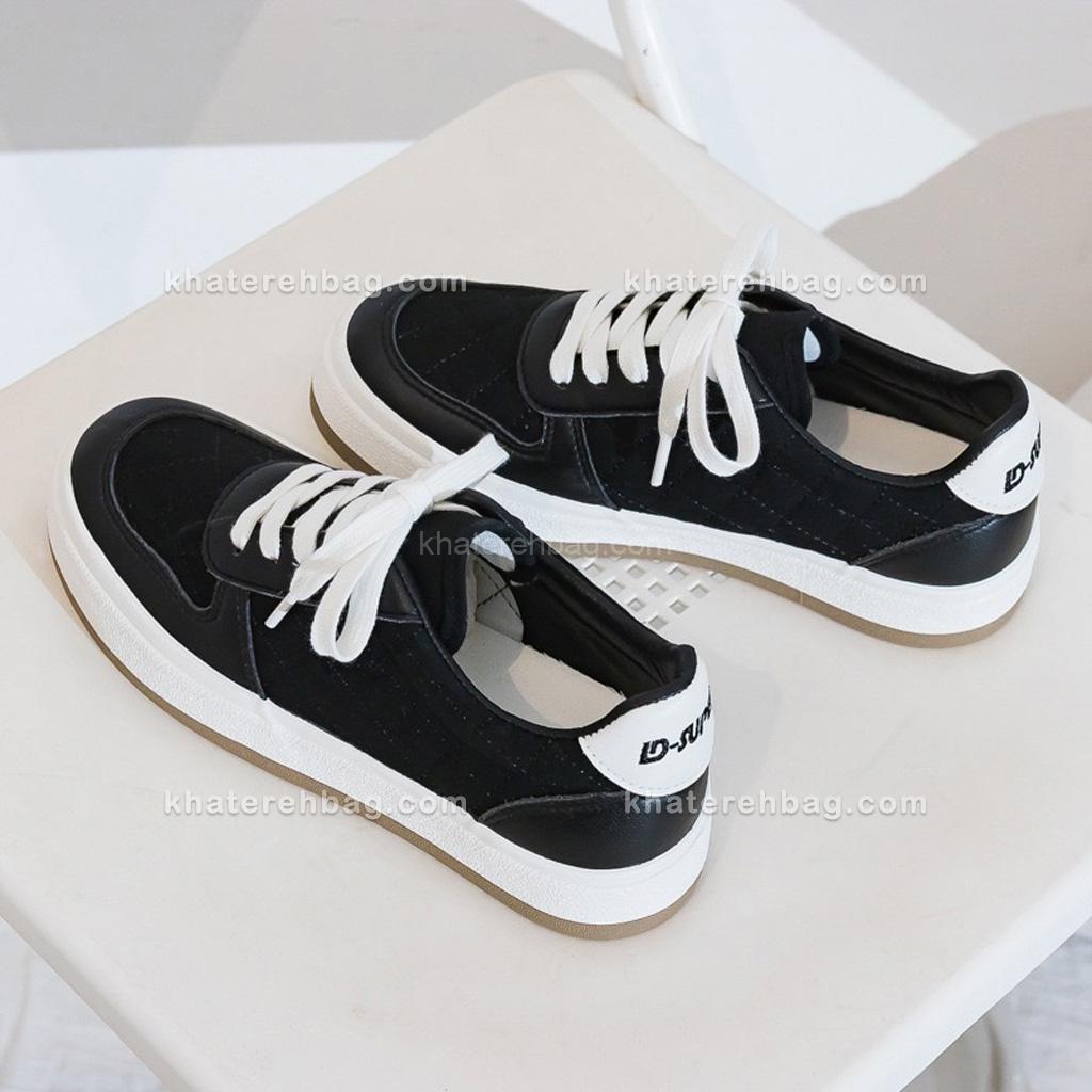 18860............................... کفش DD&OO دوخت لوزی مشکی کد (18860) - تصویر 3