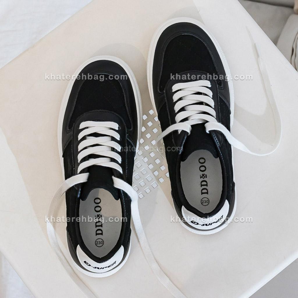 18860................ کفش DD&OO دوخت لوزی مشکی کد (18860) - تصویر 5