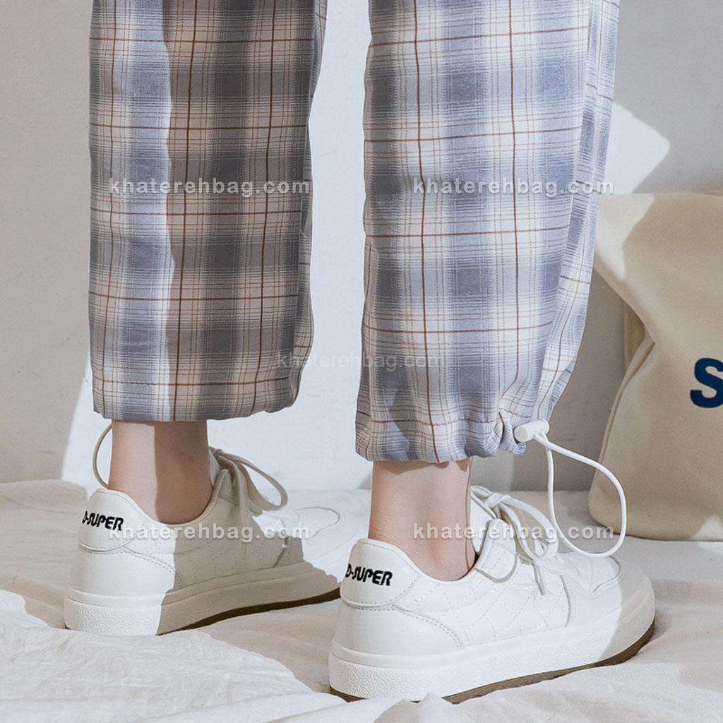 18865.. کفش DD&OO دوخت لوزی کد سفید (18864) - تصویر 4