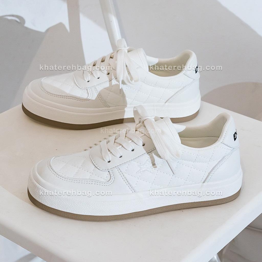 18867... کفش DD&OO دوخت لوزی کد سفید (18864) - تصویر 8