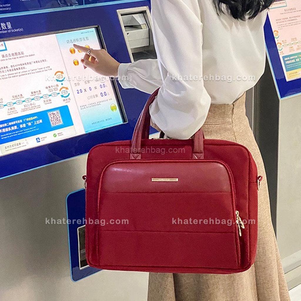 19053 کیف لپ تاپ مارک طلایی کد : (19050) - تصویر 12