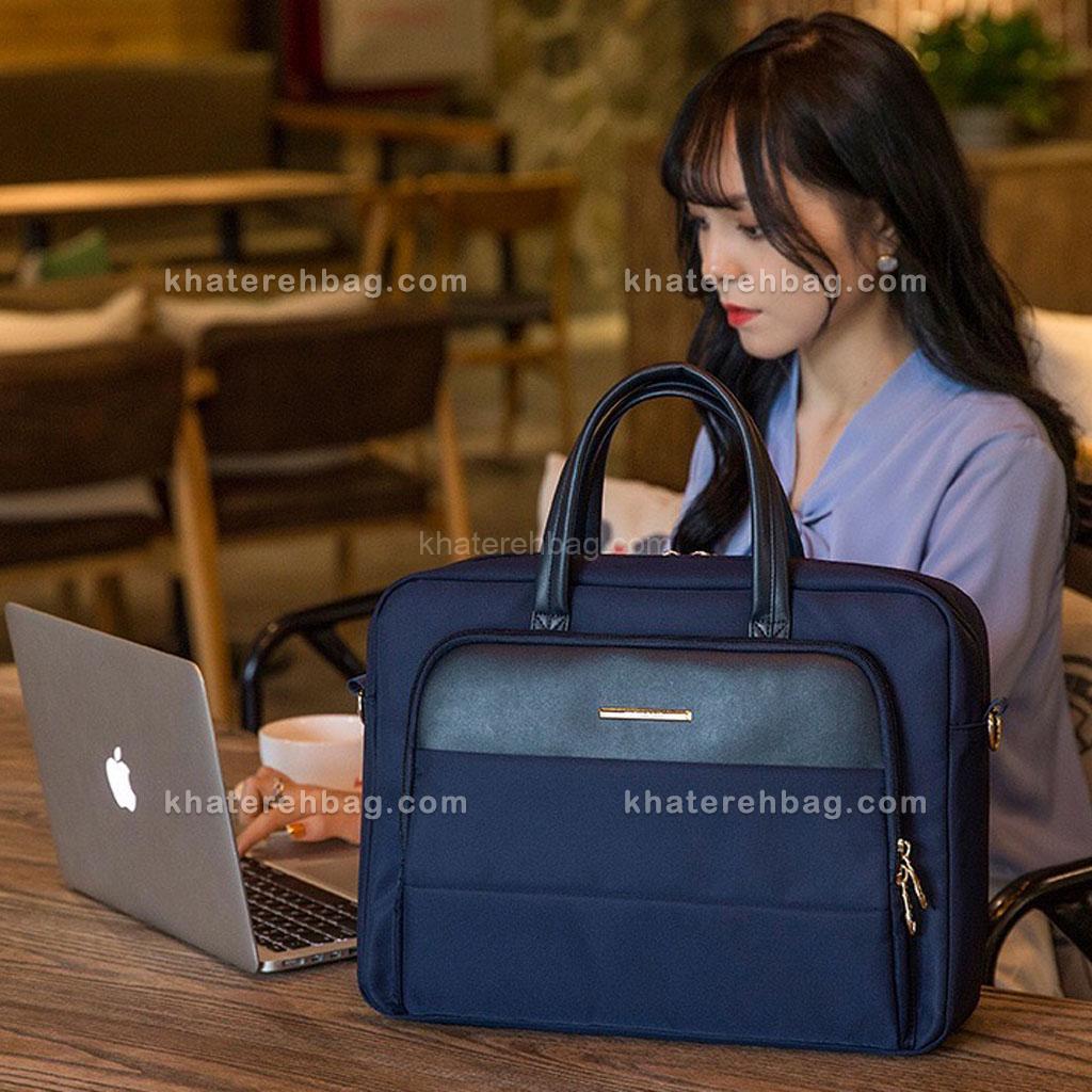 19056...... کیف لپ تاپ مارک طلایی کد : (19050) - تصویر 19