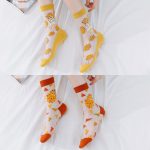 جوراب ساق دار شیشه ای طرح مثلث - کد : (20871) - تصویر 3