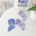 جوراب ساق دار گلدوزی لاله - کد : 21009 - تصویر 19