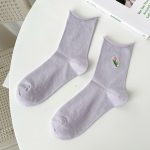 جوراب ساق دار گلدوزی لاله - کد : 21009 - تصویر 12