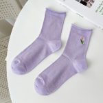 جوراب ساق دار گلدوزی لاله - کد : 21009 - تصویر 8