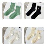 جوراب ساق دار گلدوزی لاله - کد : 21009 - تصویر 6