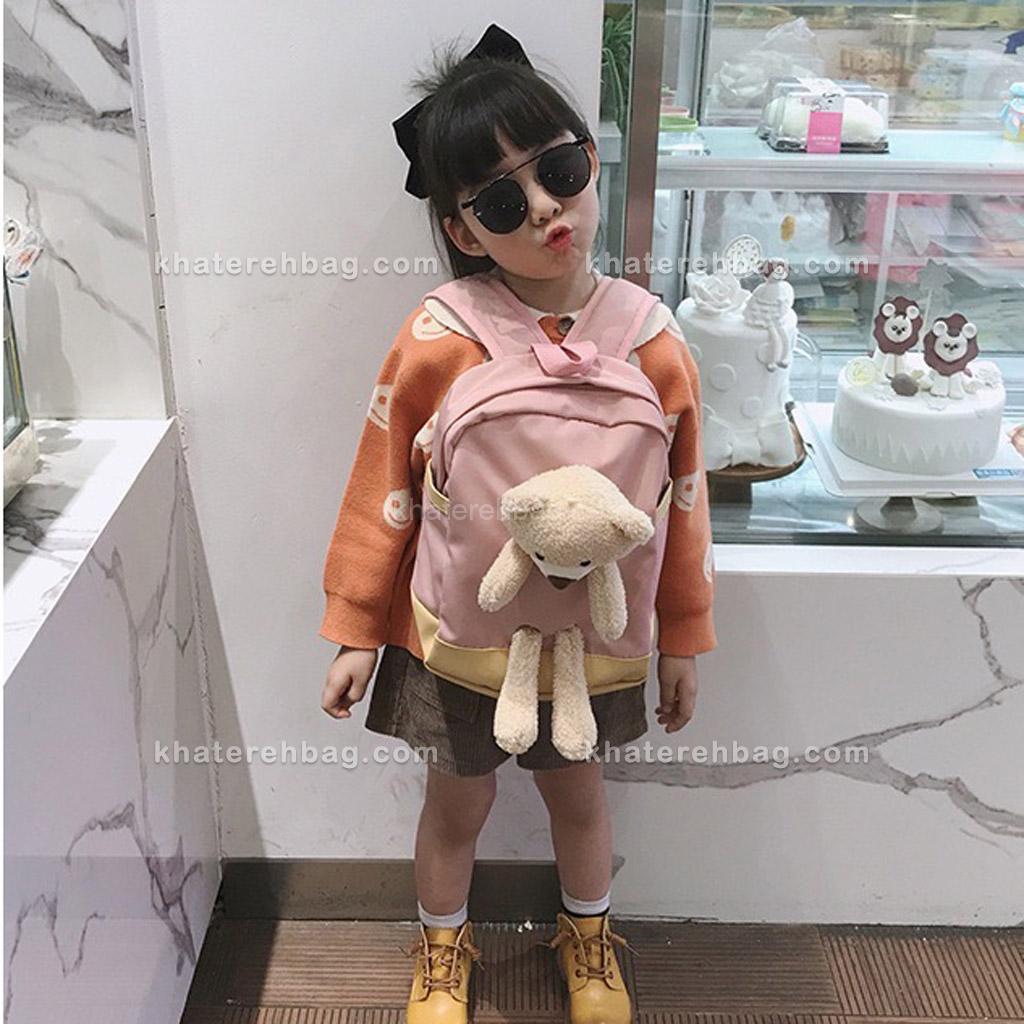 18816........................ کوله مهدکودکی جلو عروسک خرسی - کد : 18816 - تصویر 13