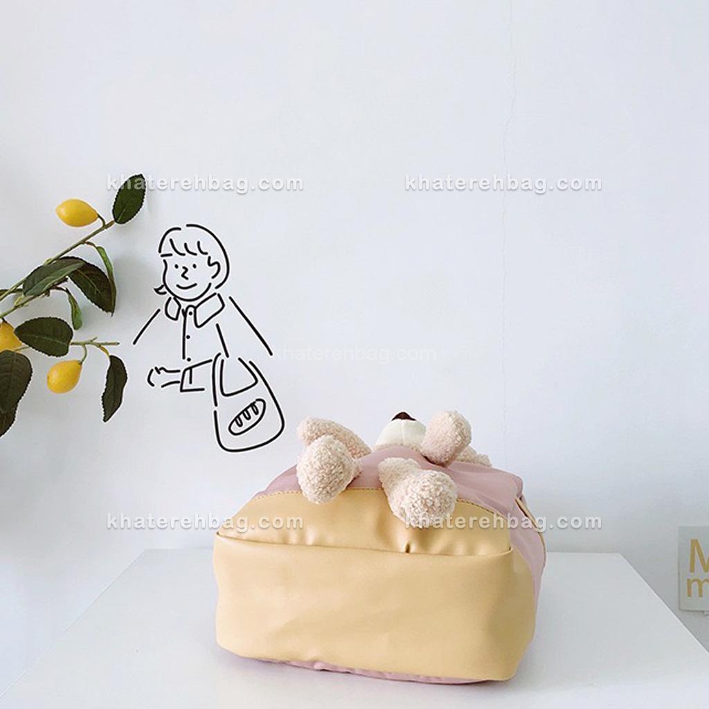 18816................................ کوله مهدکودکی جلو عروسک خرسی - کد : 18816 - تصویر 9