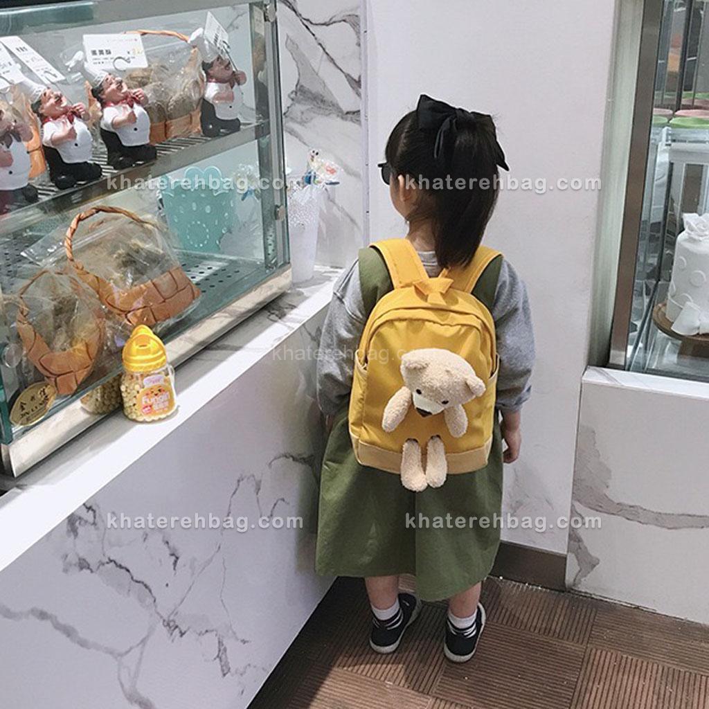 18816.......................... کوله مهدکودکی جلو عروسک خرسی - کد : 18816 - تصویر 12