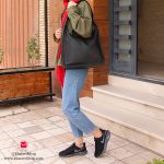 کیف بند پهن گاندوزی شرانگ - کد : (21243) - تصویر 3