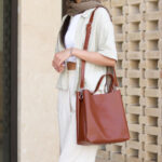 کیف زنانه نیم گرد عمود باس - کد : (22325) - تصویر 3